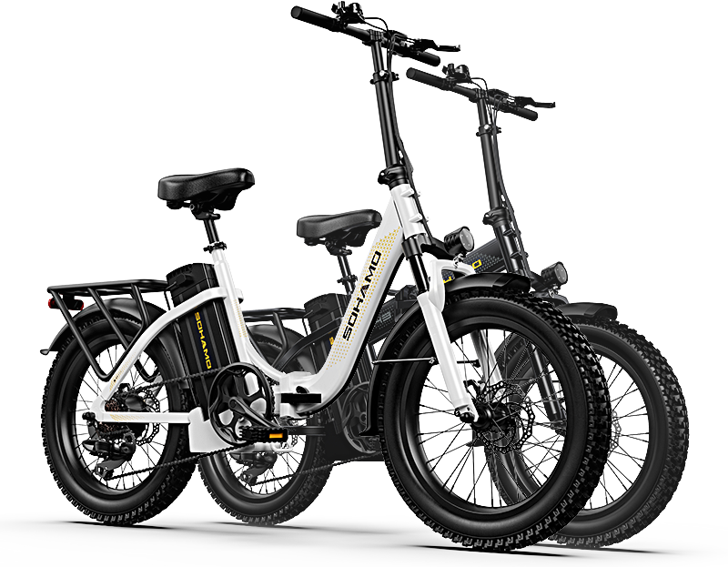 SOHAMO H3 + S3 Folding Ebikes